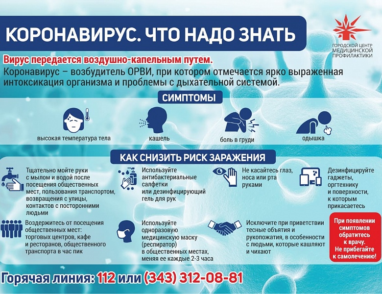 Памятка по профилактике короновируса 