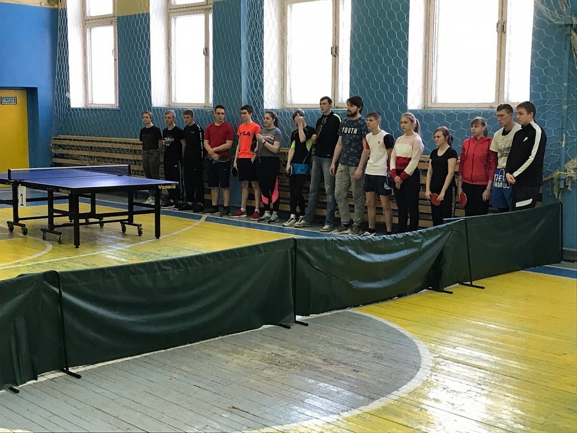 Соревнования по настольному теннису в рамках V Спартакиады ОУ профессионального образования малых городов.