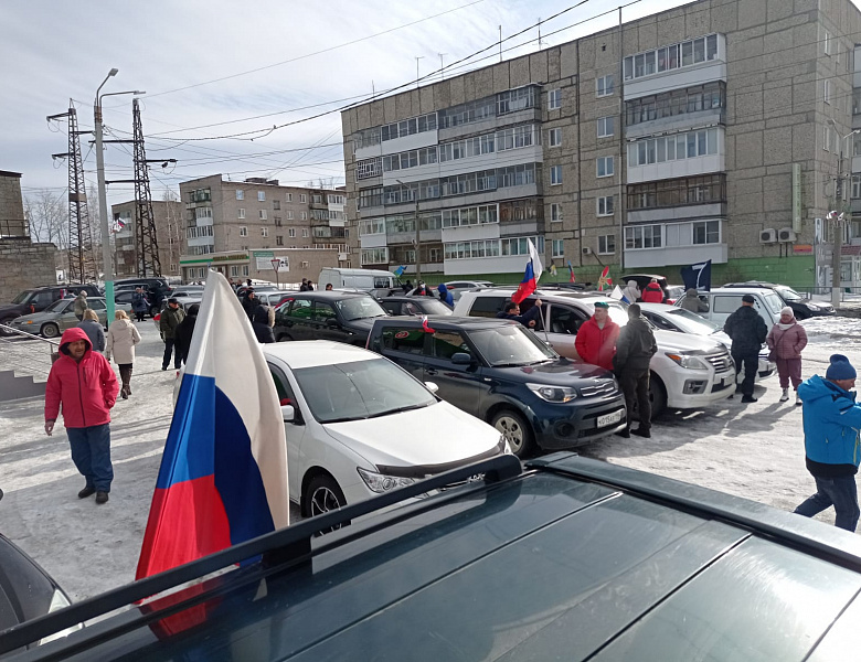 Автопробег в поддержку российских военнослужащих прошел в Кушвинском городском округе