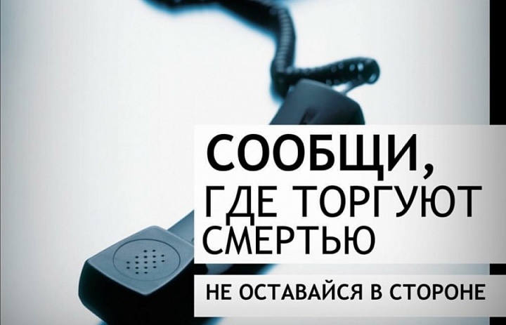 Сообщи, где торгуют смертью